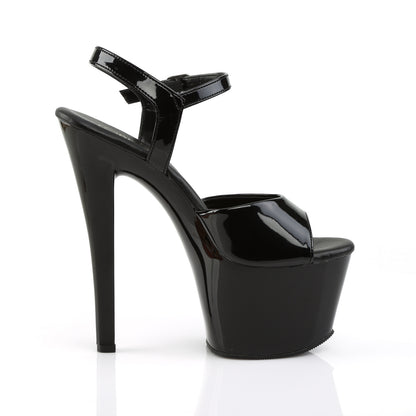 Pleaser Damen Sandalen SKY-309VL BLK Pat / BLK