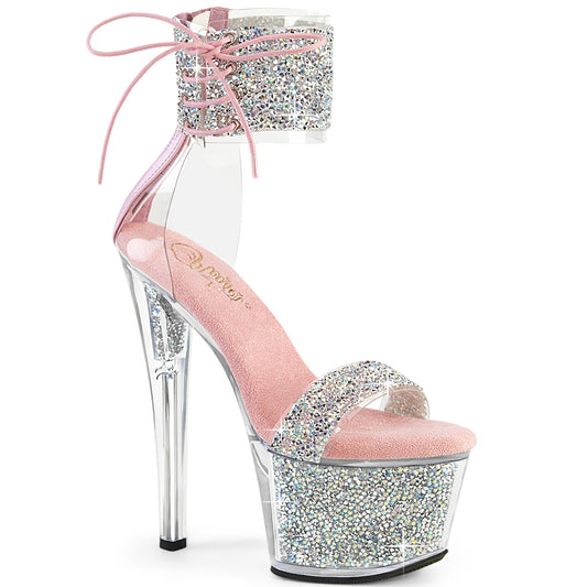 Pleaser   SKY-327RSI SLV Multi Rs-B. Rosa/slv rs