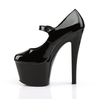 Pleaser Damen Sandalen SKY-387 BLK Pat / BLK