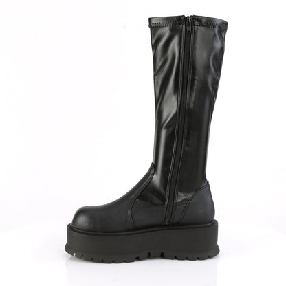 DemoniaCult Frauenstiefel SLACKER-200 blk str vegan Leder