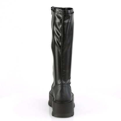 DemoniaCult Frauenstiefel SLACKER-200 blk str vegan Leder
