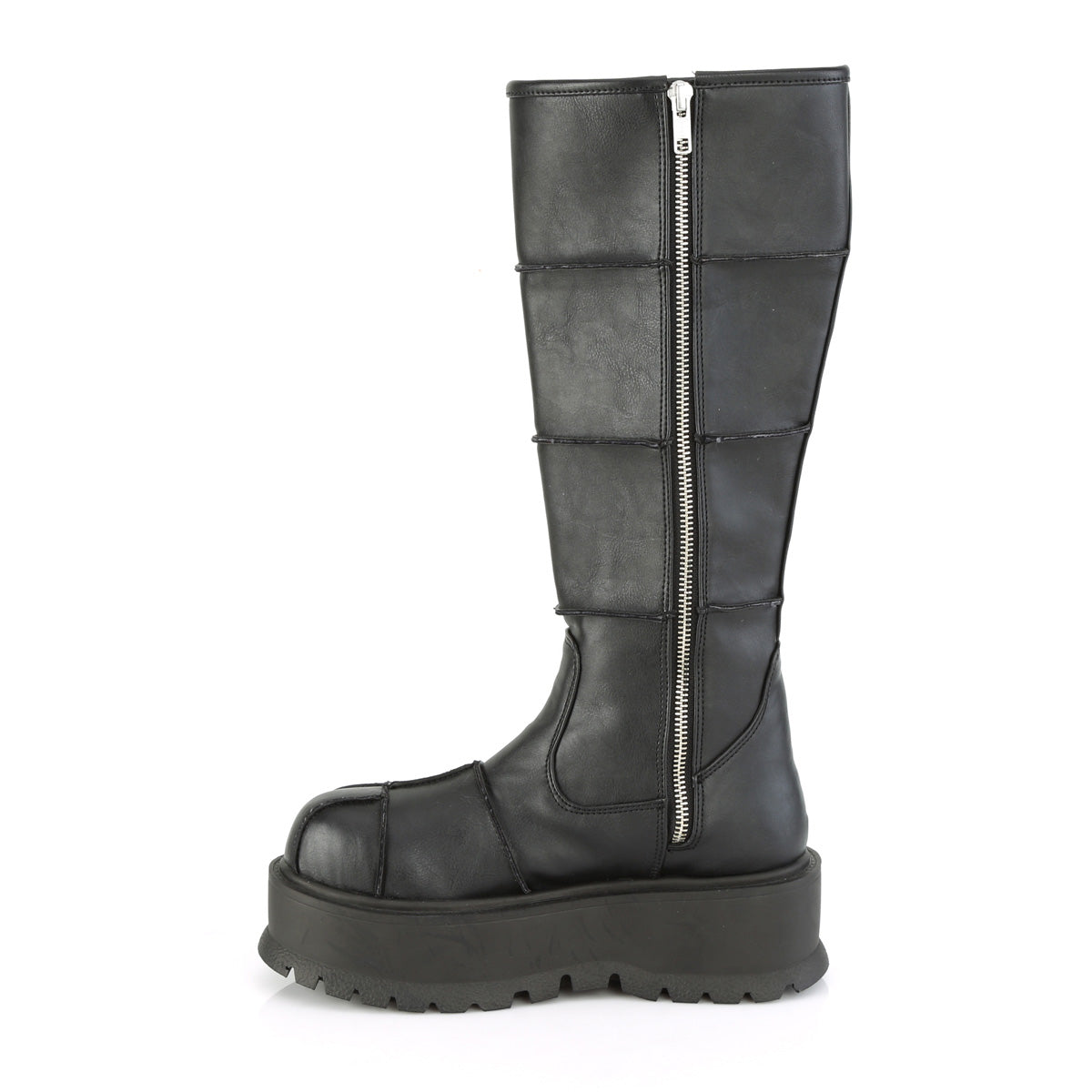 DemoniaCult Frauenstiefel SLACKER-230 BLK Vegan Leder