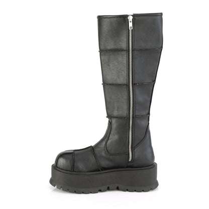 DemoniaCult Frauenstiefel SLACKER-230 BLK Vegan Leder