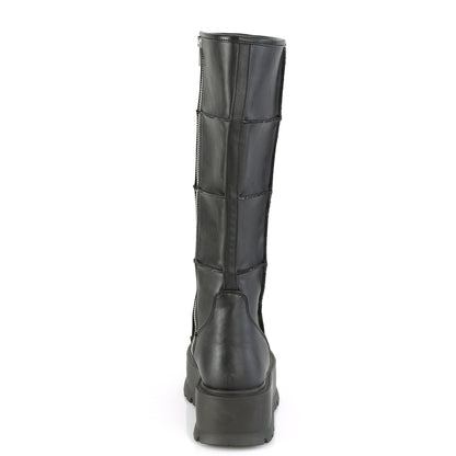 DemoniaCult Frauenstiefel SLACKER-230 BLK Vegan Leder