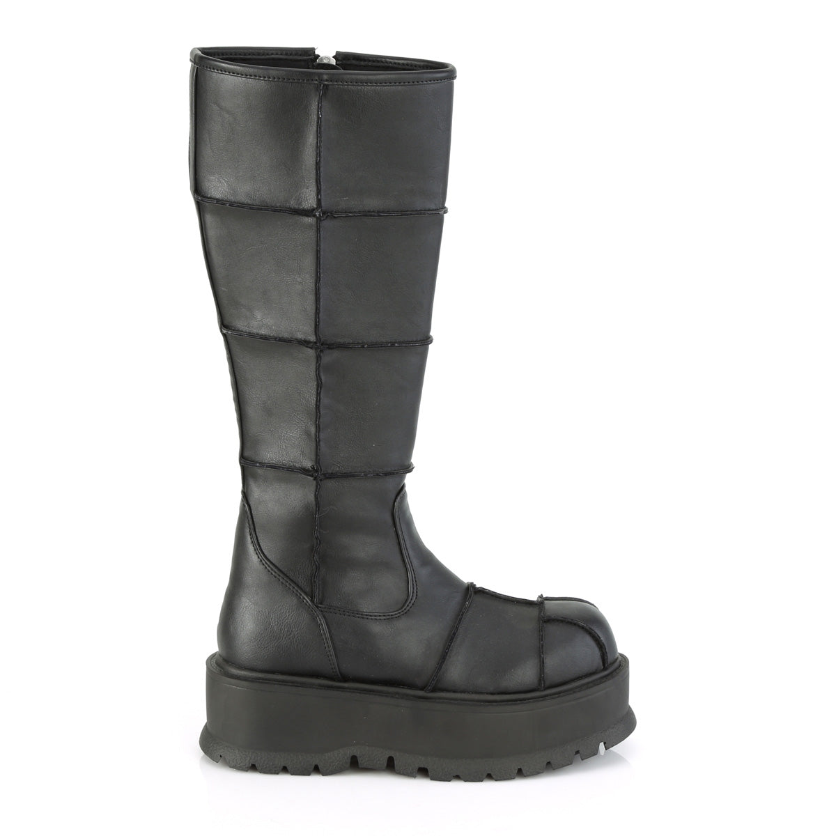 DemoniaCult Frauenstiefel SLACKER-230 BLK Vegan Leder