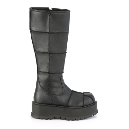 DemoniaCult Frauenstiefel SLACKER-230 BLK Vegan Leder
