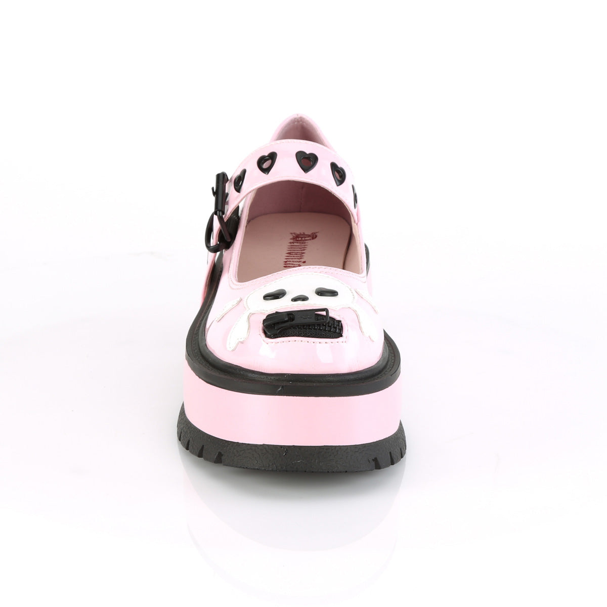 DemoniaCult  Pumps SLACKER-27 B. Pink Hologramm