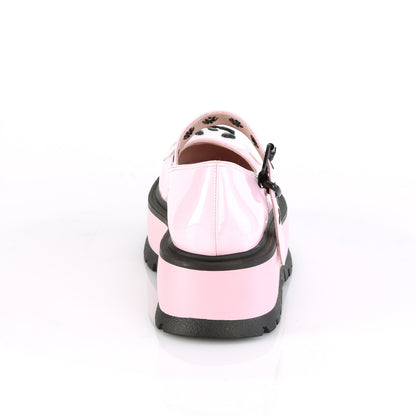 DemoniaCult  Pumps SLACKER-27 B. Pink Hologramm