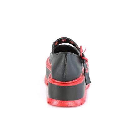 DemoniaCult  Pumps SLACKER-27 BLK Vegan Leder