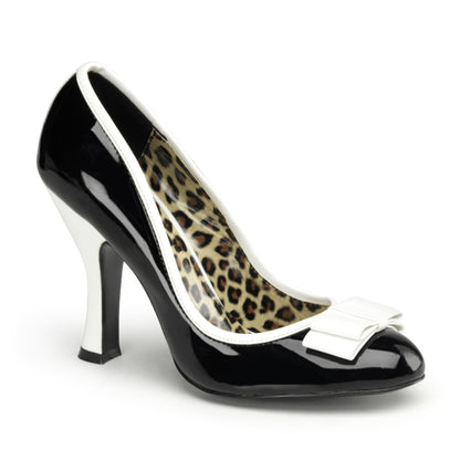 Pin Up Couture Frauenpumpen SMITTEN-01 BLK-WHT PAT