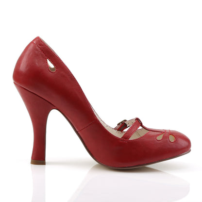 Pin Up Couture Frauenpumpen SMITTEN-20 rotes Kunstleder
