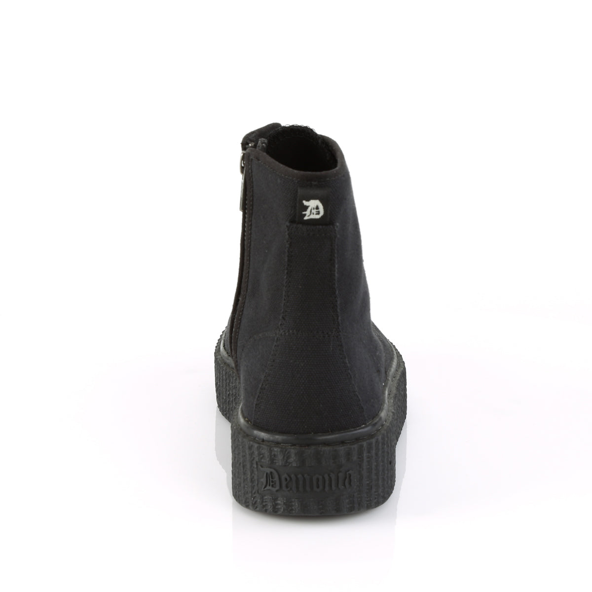 DemoniaCult Herren -Knöchelstiefel SNEEKER-201 BLK -Leinwand