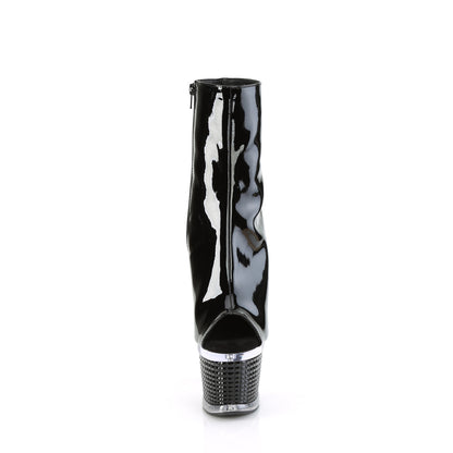 Pleaser  Stiefeletten SPECTATOR-1012 BLK Pat / CLR-BLK