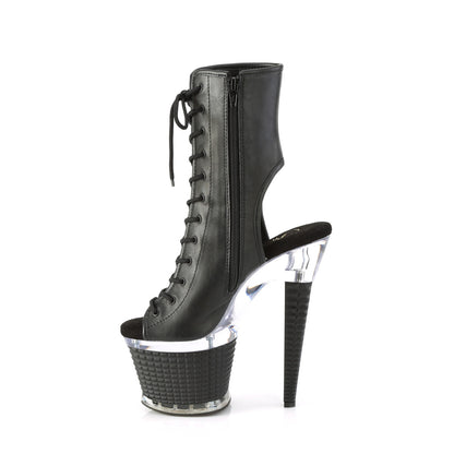 Pleaser  Stiefeletten SPECTATOR-1016 BLK Faux Leder / CLR-BLK Matte