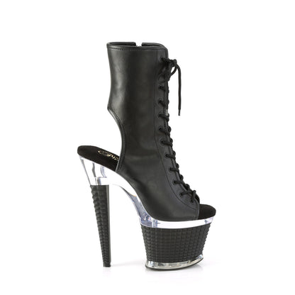 Pleaser  Stiefeletten SPECTATOR-1016 BLK Faux Leder / CLR-BLK Matte