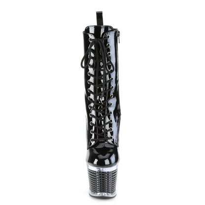 Pleaser  Stiefeletten SPECTATOR-1040 BLK Pat / CLR-BLK