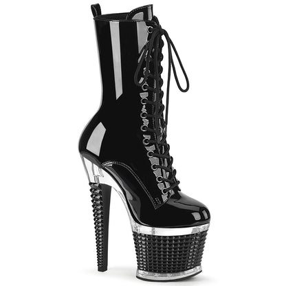 Pleaser  Stiefeletten SPECTATOR-1040 BLK Pat / CLR-BLK