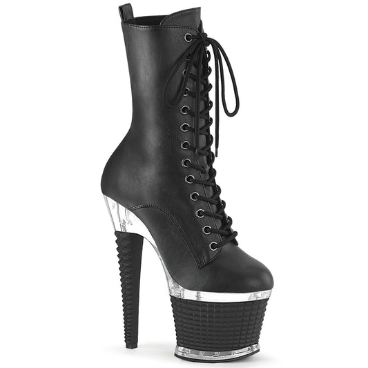 Pleaser  Stiefeletten SPECTATOR-1040 BLK Faux Leder / CLR-BLK Matte