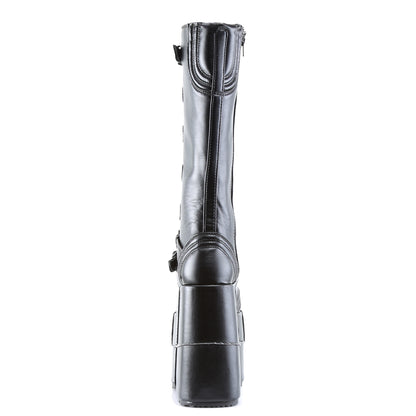 DemoniaCult Herrenstiefel STACK-308 BLK Vegan Leder