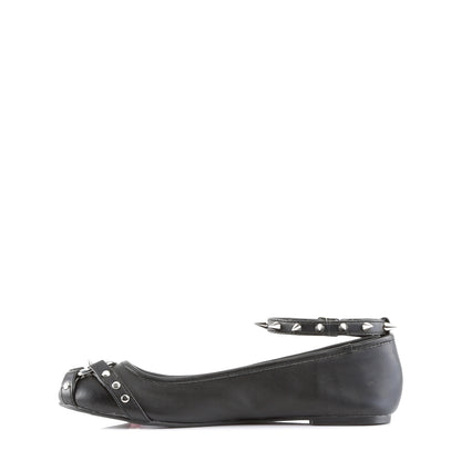 DemoniaCult Damen -Niederschuh STAR-23 BLK Vegan Leder