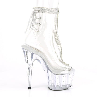 Pleaser Womens Ankle Boots STARDUST-1018C-2RS Clr/Clr