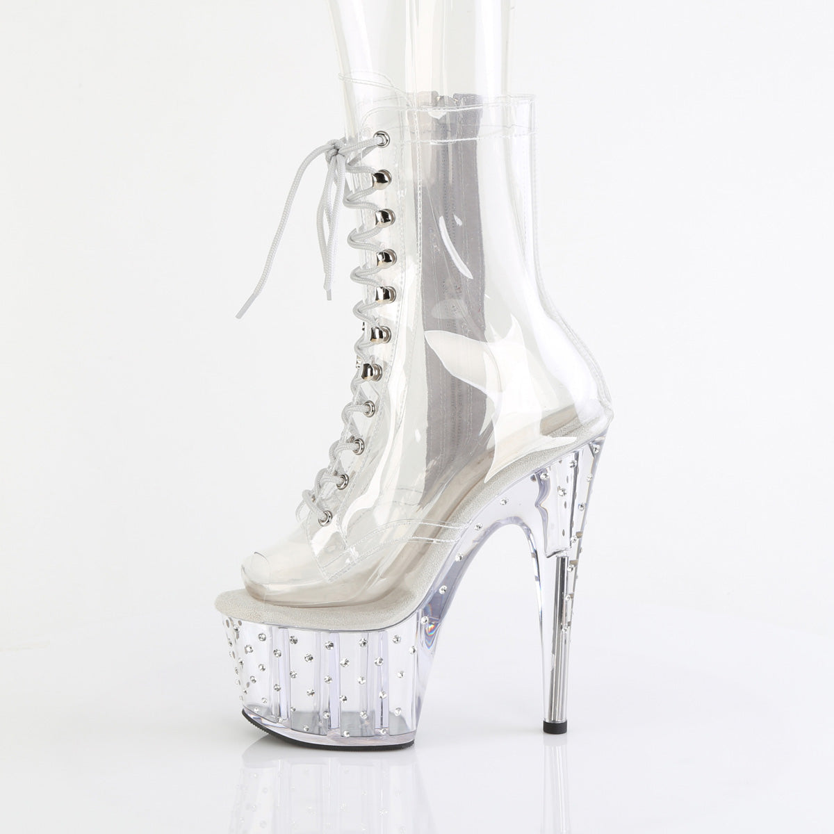Pleaser   STARDUST-1021C-7 CLR/CLR-RS