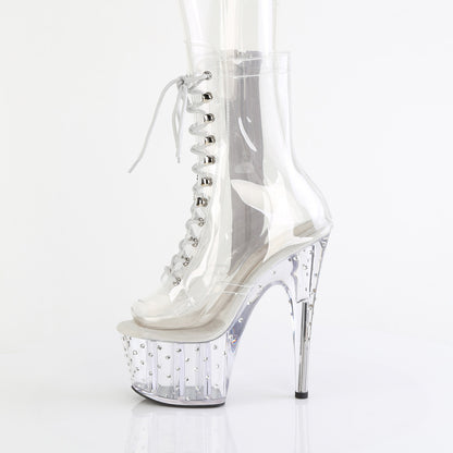 Pleaser   STARDUST-1021C-7 CLR/CLR-RS