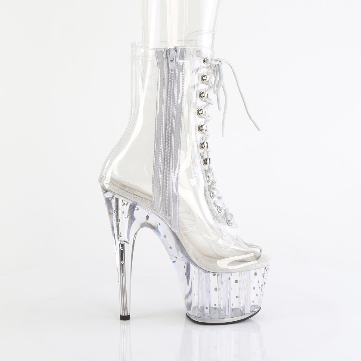 Pleaser   STARDUST-1021C-7 CLR/CLR-RS