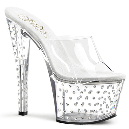 Pleaser Damen Sandalen STARDUST-701 CLR / CLR