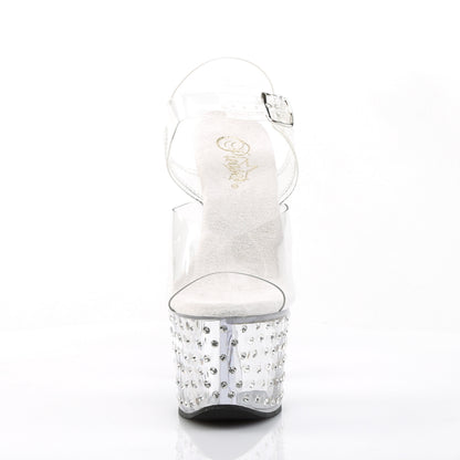 Pleaser Womens Sandals STARDUST-708 Clr/Clr
