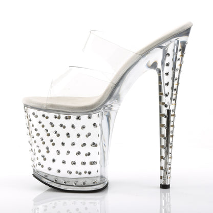 Pleaser Damen Sandalen STARDUST-802 CLR / CLR