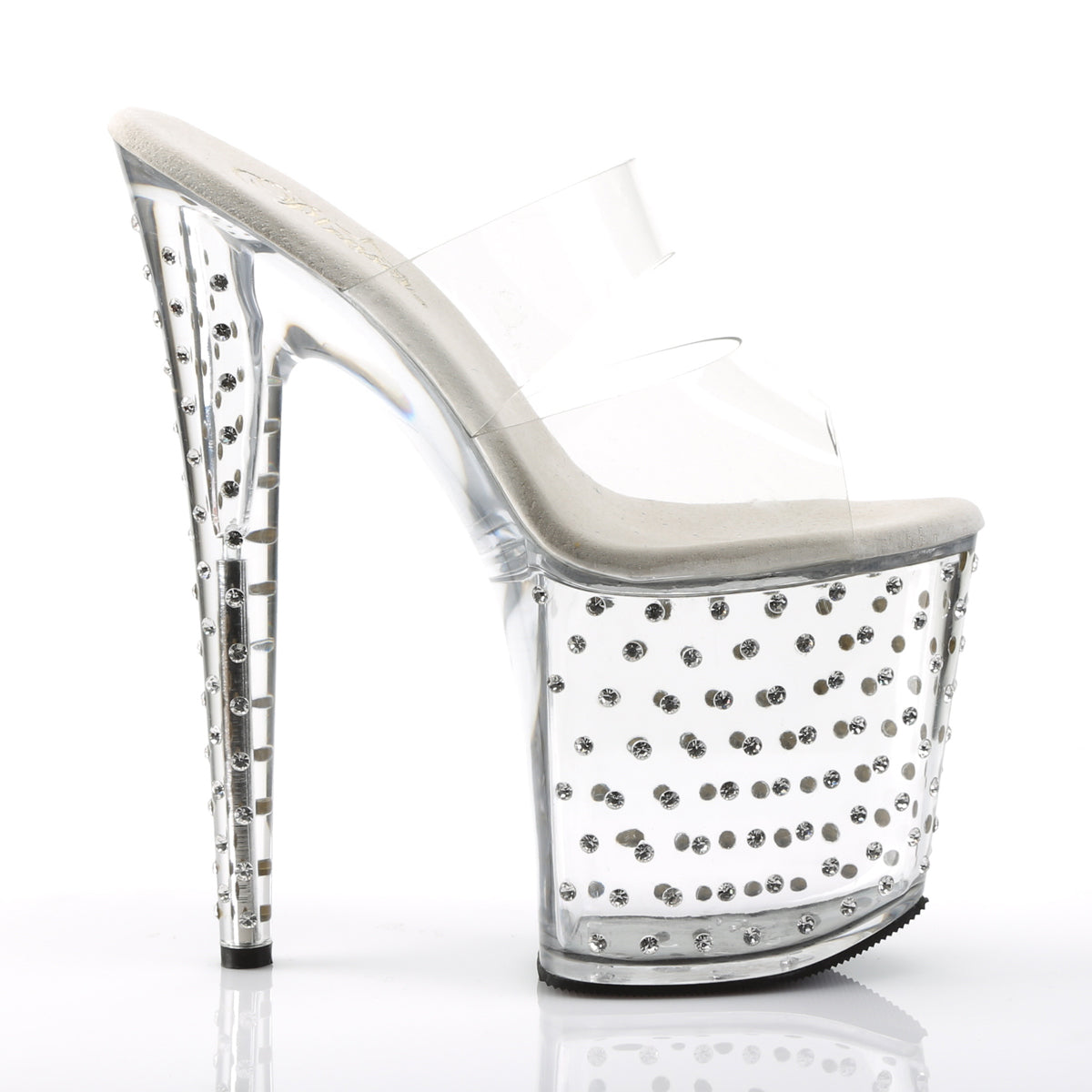 Pleaser Damen Sandalen STARDUST-802 CLR / CLR