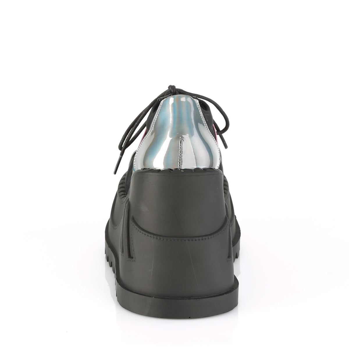 DemoniaCult Damen  STOMP-08 BLK-Pewter-Multi-Hologramm