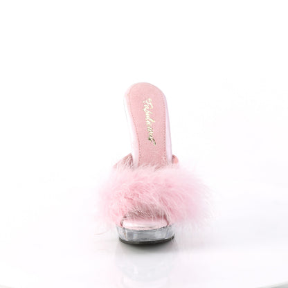 Fabulicious  Sandalen SULTRY-601f B. Rosa PU-Marabou Fur / CLR