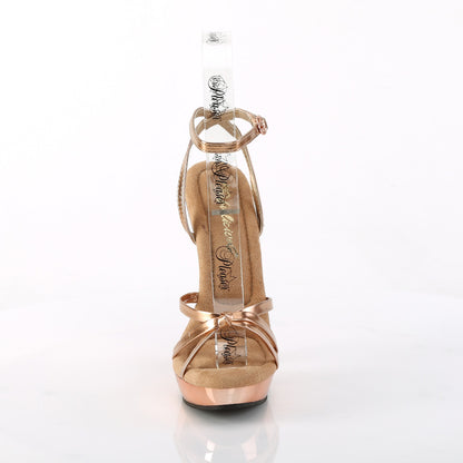 Fabulicious  Pumps SULTRY-638 Rose Gold Metallic PU / Rose Gold Chrome