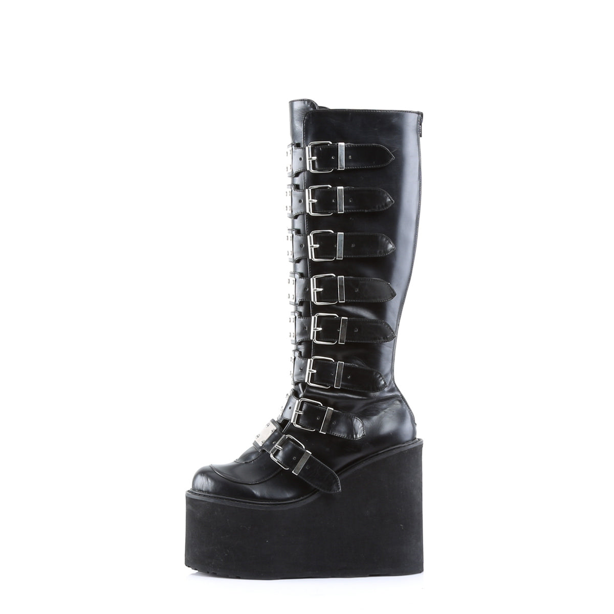 DemoniaCult Frauenstiefel SWING-815 BLK Vegan Leder