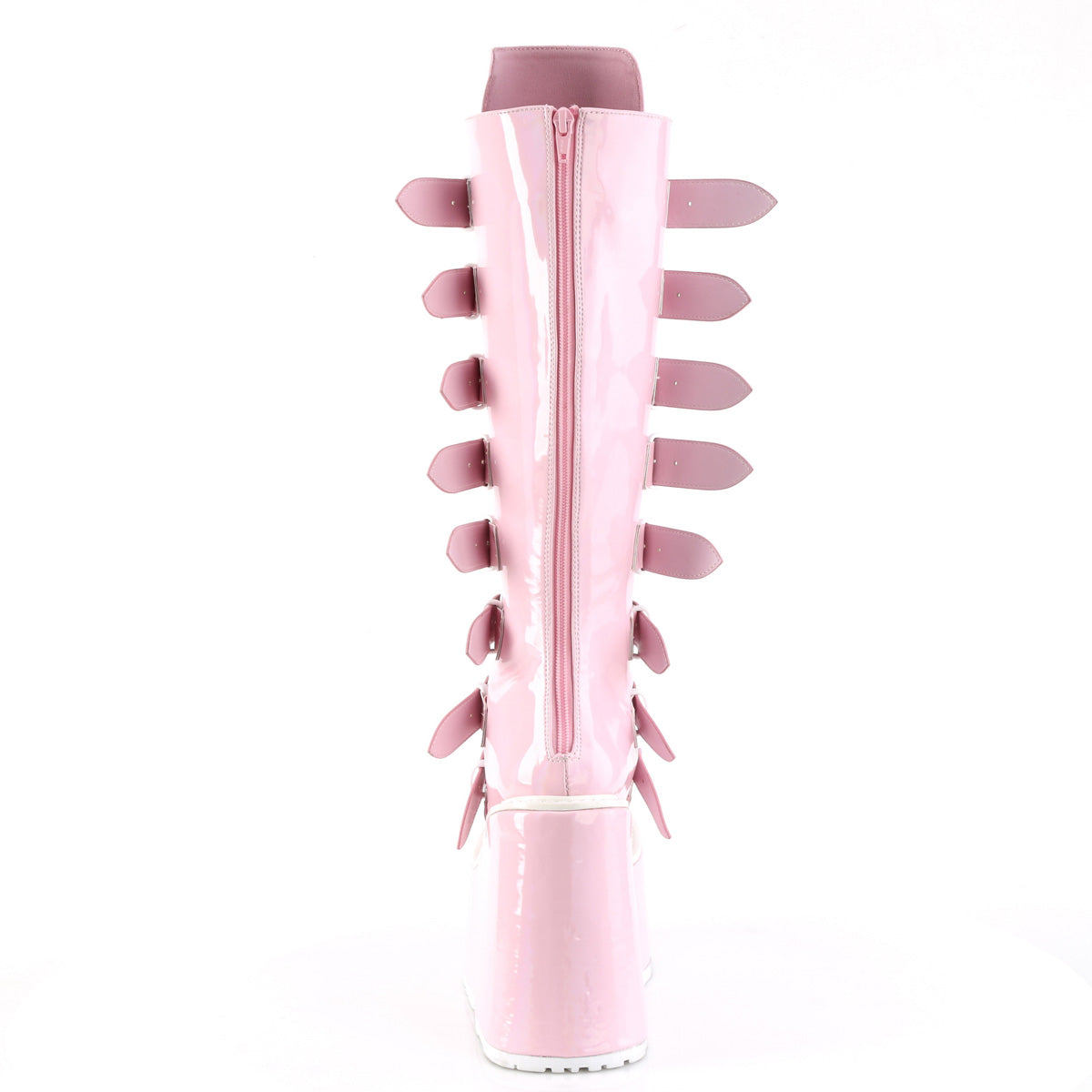 DemoniaCult  Stiefel SWING-815 B. Pink Hologramm