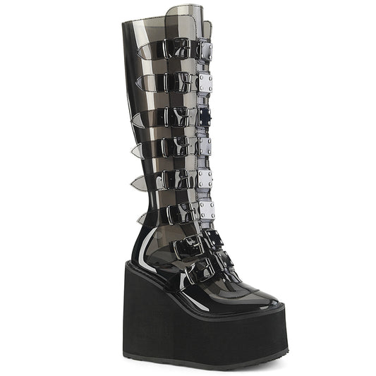 DemoniaCult  Boots SWING-815C Smoke TPU
