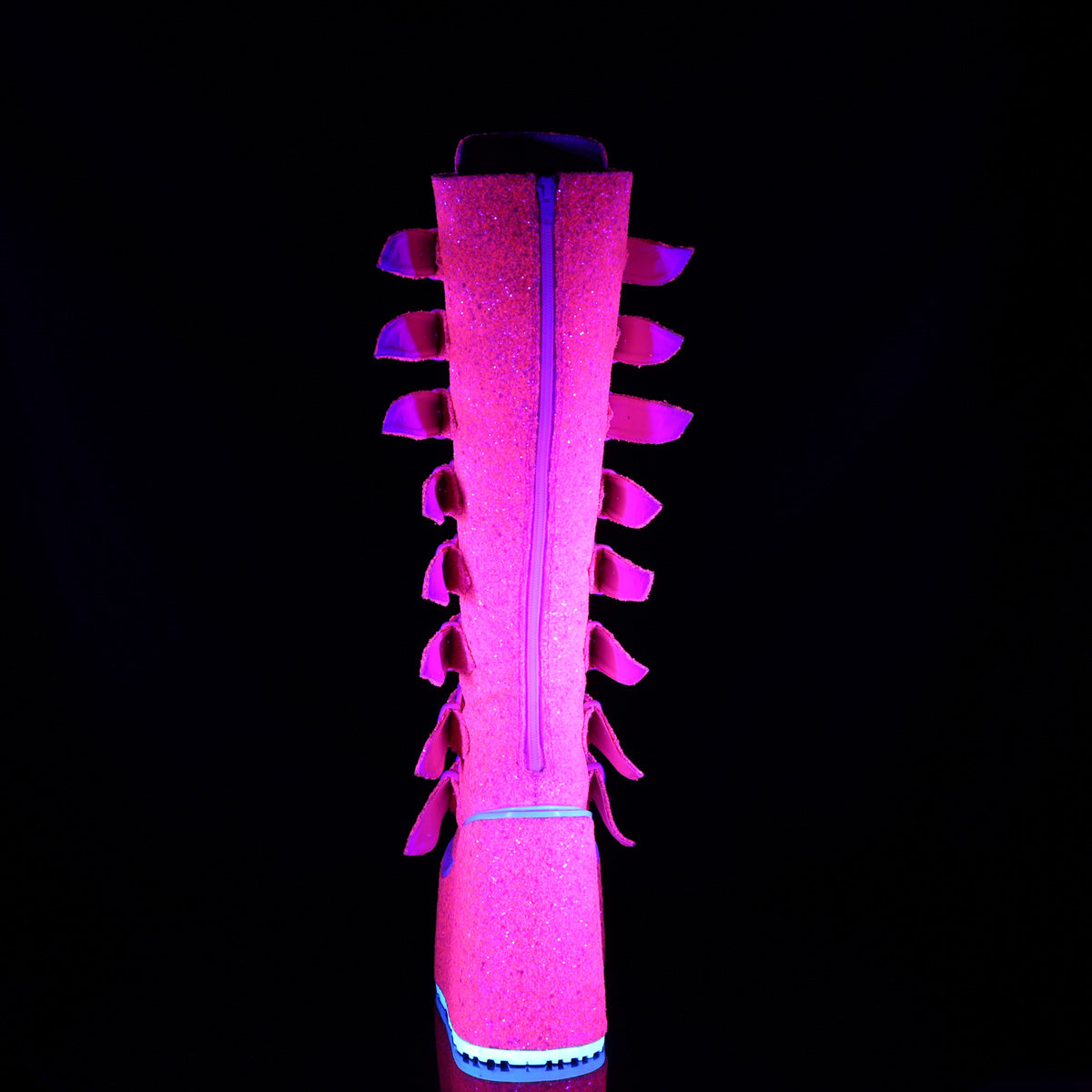 DemoniaCult  Stiefel SWING-815uv Pink Glitter