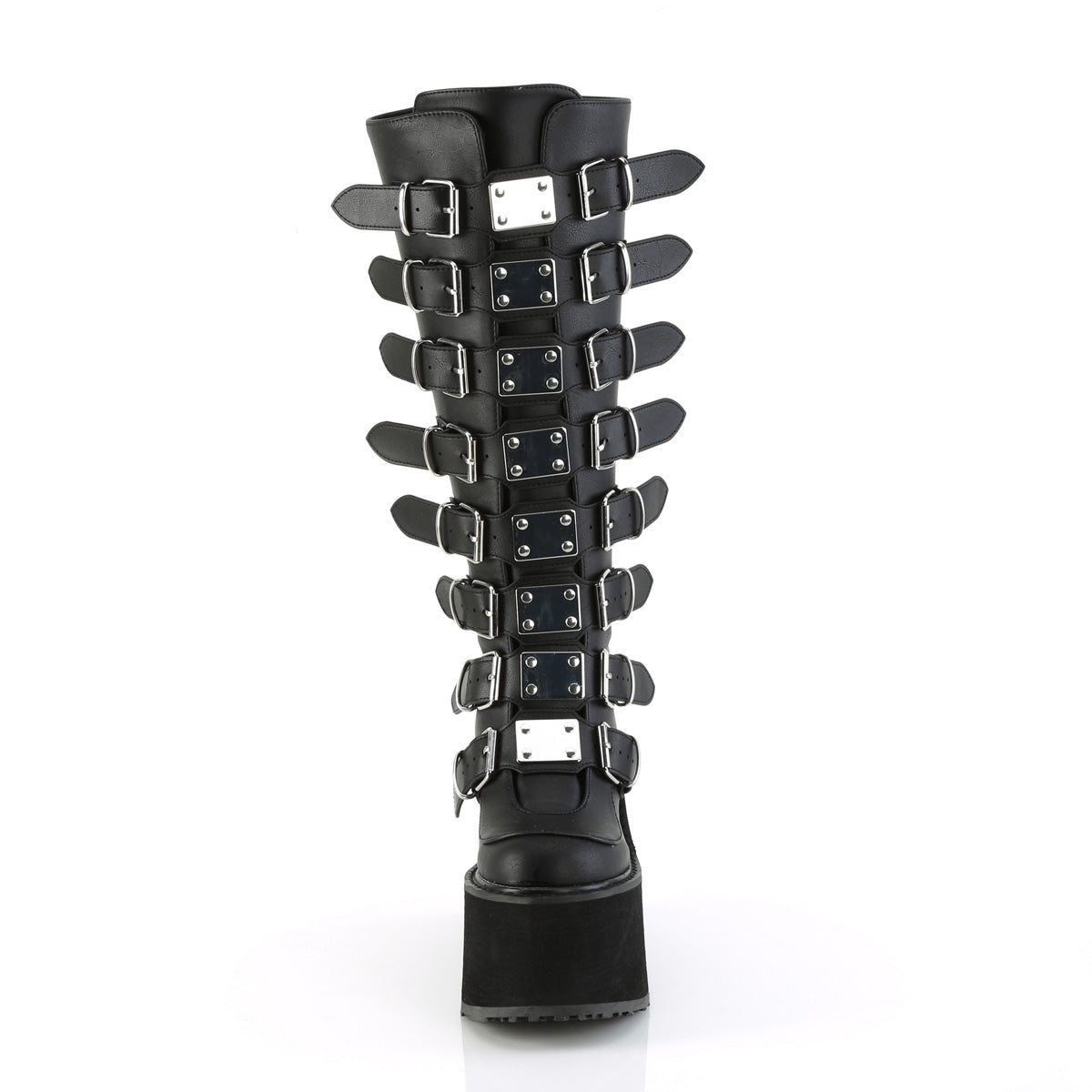 DemoniaCult  Boots SWING-815WC Blk Vegan Leather