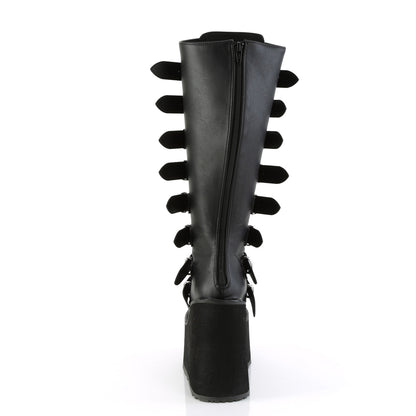 DemoniaCult  Boots SWING-815WC Blk Vegan Leather