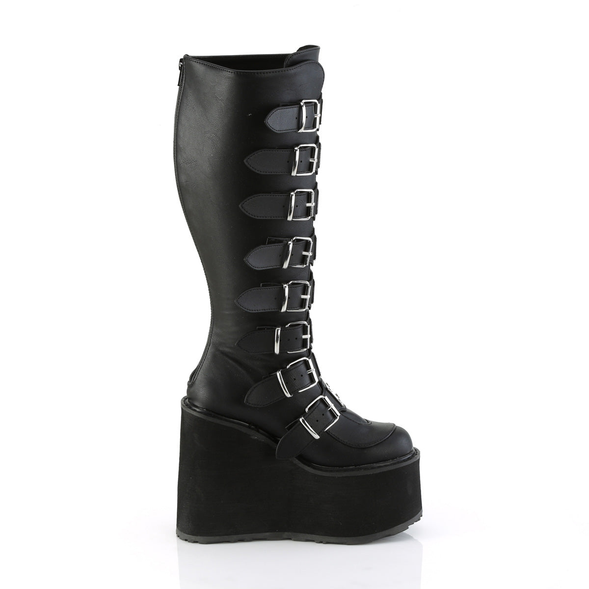 DemoniaCult  Boots SWING-815WC Blk Vegan Leather