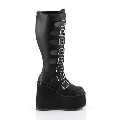 DemoniaCult  Boots SWING-815WC Blk Vegan Leather