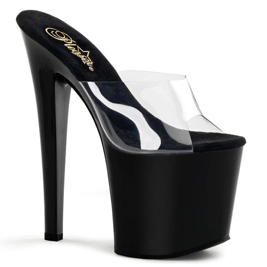 Pleaser Damen Sandalen TABOO-701 CLR / BLK