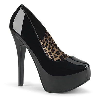Bordello Frauenpumpen TEEZE-06 BLK Pat.