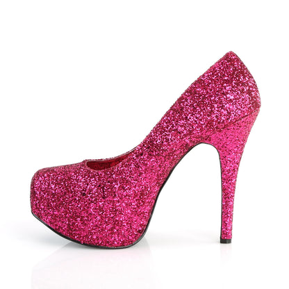 Pleaser Pink Label Womens Pumps TEEZE-06GW H. Pink Glitter
