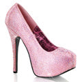 Bordello Frauenpumpen TEEZE-06r B. rosa satin-irid Rs