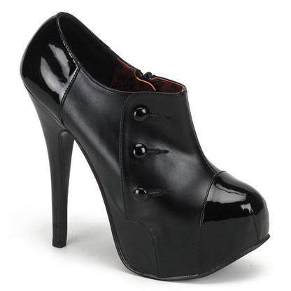 Bordello Frauenpumpen TEEZE-20 BLK PU-BLK Pat