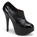 Bordello Frauenpumpen TEEZE-20 BLK PU-BLK Pat