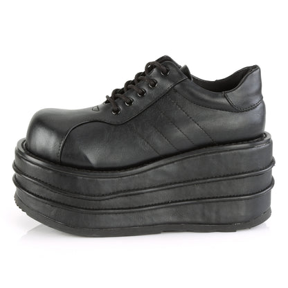 DemoniaCult Herrenstiefel TEMPO-08 BLK Vegan Leder